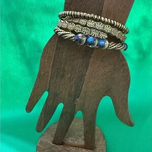 Alex and Ani Bundle of 3 energy,vintage sixty-six bracelets